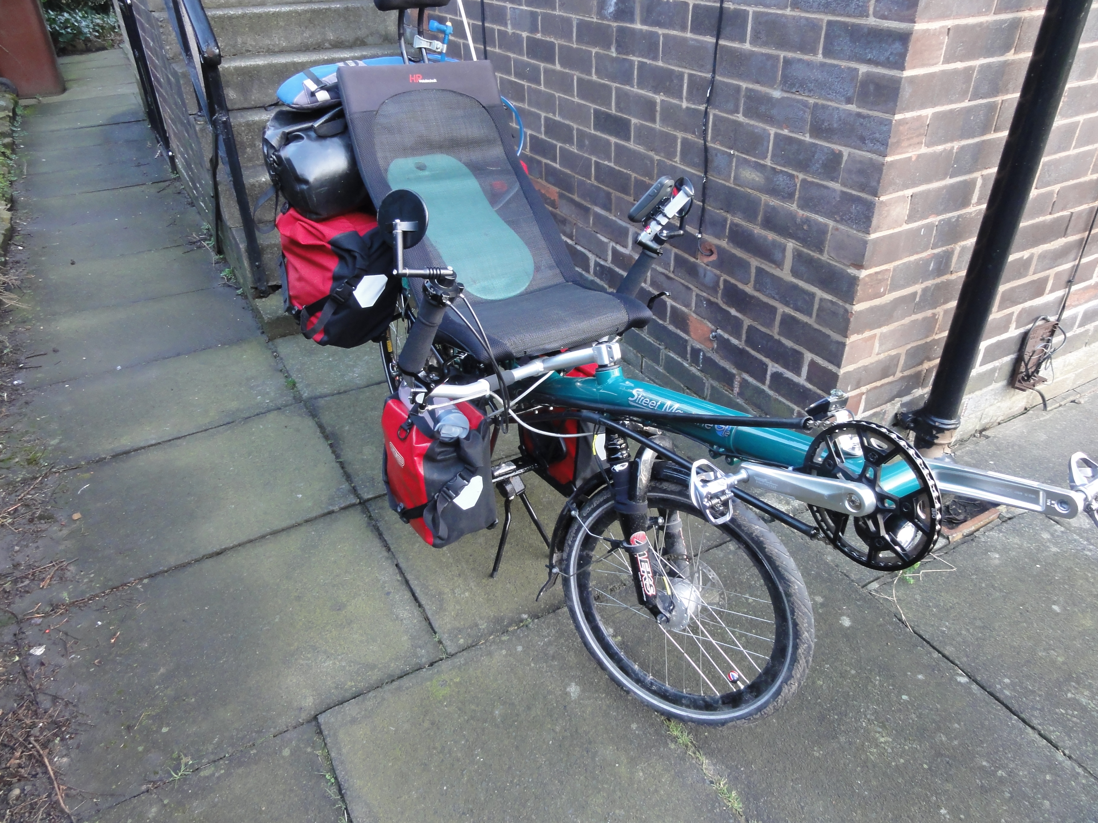 Packed bike